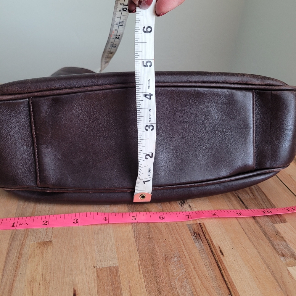 Imperfect Vintage Gucci Leather Shoulder Bag Bamboo Handle & Removable Strap - Picture 12 of 16